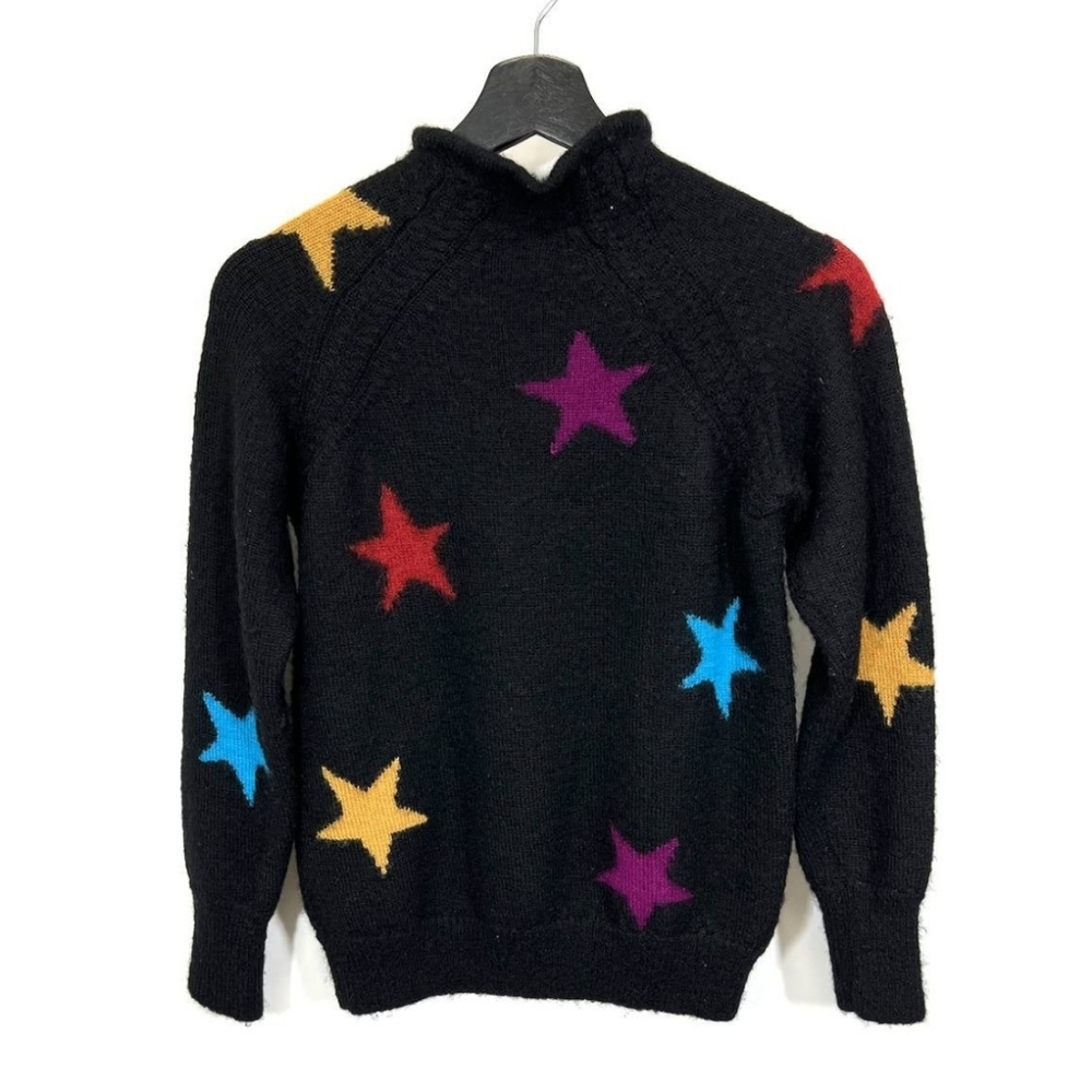 $398 VEDA Star Party Big Bend Alpaca Sweater XS XXS❤️